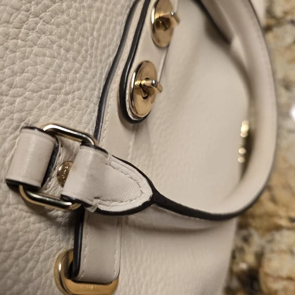 Coach Blake Carry All Purse in Cream Ivory Leather Crossbody or Shoulder - Picture 10 of 16